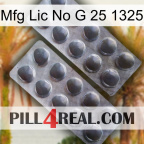 Mfg Lic No G 25 1325 31